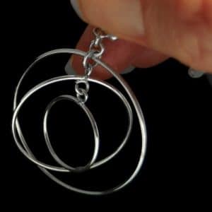 Bold entwined Hoop earrings