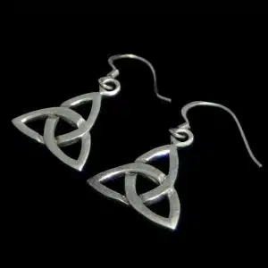 Triskele dangle earrings