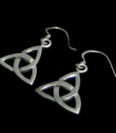 Triskele dangle earrings