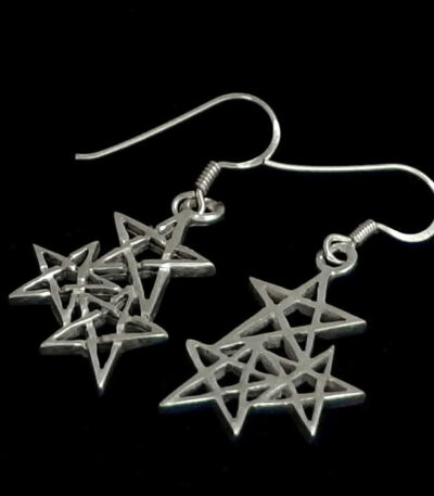 sterling silver star dangle earrings NZ