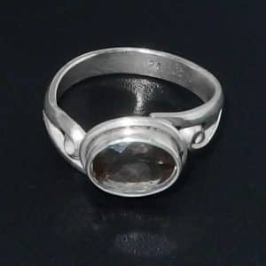 Real topaz stone ring