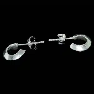 Small hoop huggie earrings
