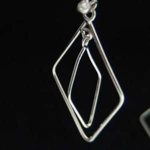 geometric prism earrings