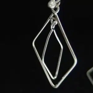 geometric prism earrings