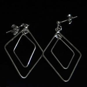 geometric prism earrings