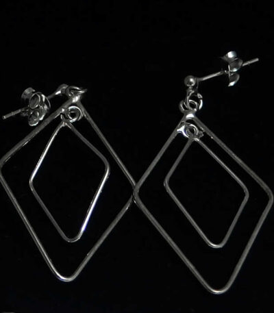 geometric prism earrings