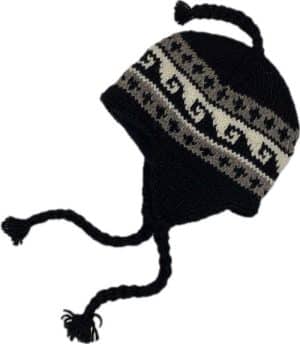 Knitted earflap hats