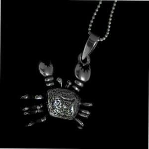 Zodiac cancer sign necklace