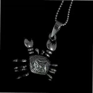 Zodiac cancer sign necklace