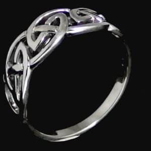 Man Sterling silver Celtic Band Ring NZ