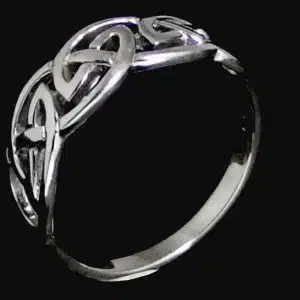 Man Sterling silver Celtic Band Ring NZ