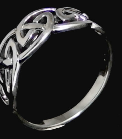Man Sterling silver Celtic Band Ring NZ