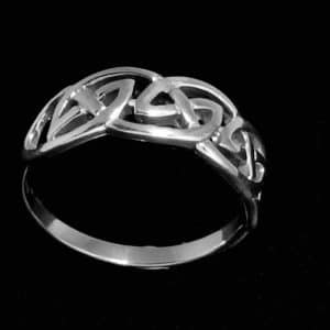 Man Sterling silver Celtic Band Ring NZ