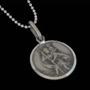 St Christopher protection medal