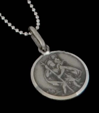 St Christopher protection medal