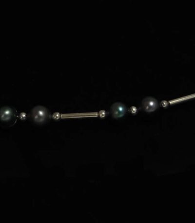 Sterling Silver Pearls Bracelet