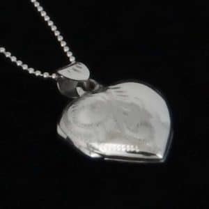 Photo locket love necklace