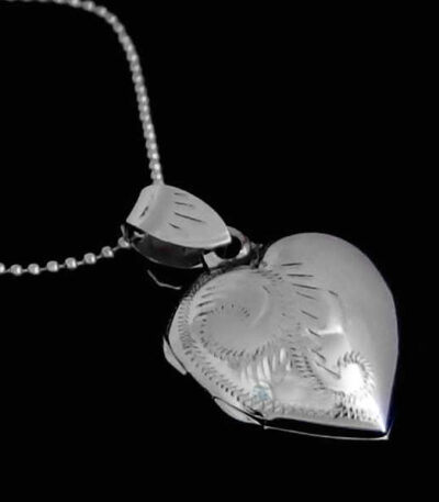 Photo locket love necklace