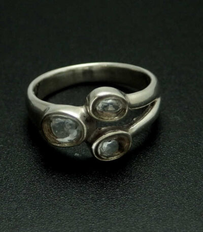 Sterling silver quartz crystal ring NZ