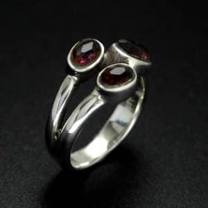 Sterling silver purple ring NZ