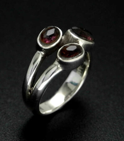 Sterling silver purple ring NZ