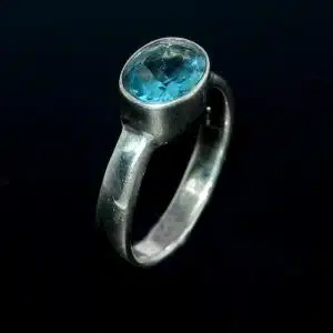 Cubic zirconia sterling silver ring NZ
