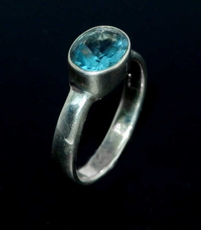 Cubic zirconia sterling silver ring NZ