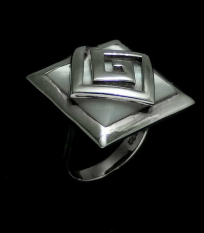 Large Spiral Shell Ring NZ