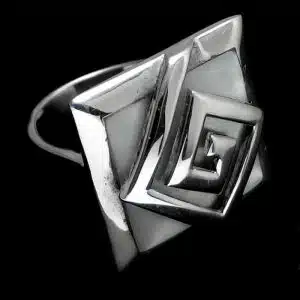Large Spiral Shell Ring NZ