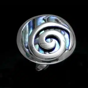 Large Spiral Shell Ring NZ