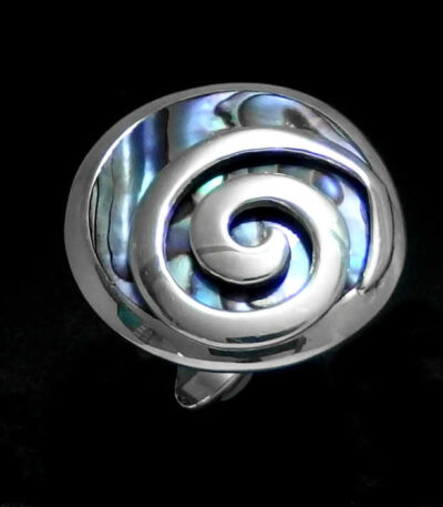 Large Spiral Shell Ring NZ