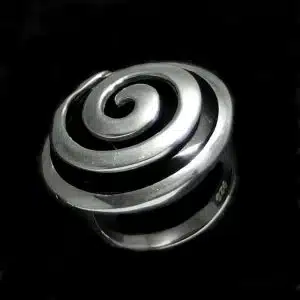 Large Spiral Shell Ring NZ