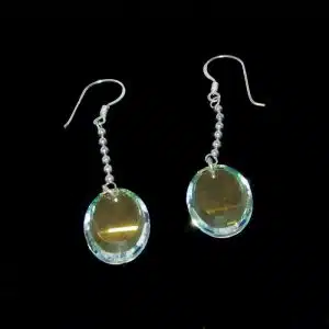 Sparkly silver earrings NZ