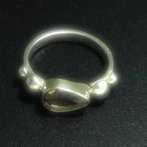 Sterling silver Citrine ring