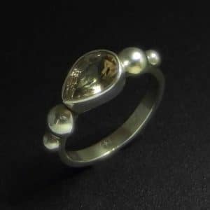 Sterling silver Citrine ring