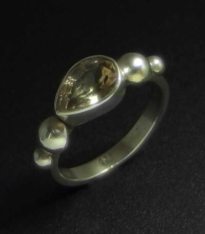 Sterling silver Citrine ring