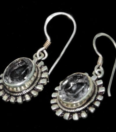 Real Quartz crystal earrings