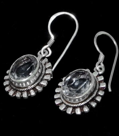Real Quartz crystal earrings