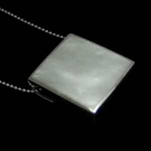 Silver woman necklace