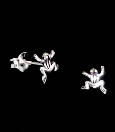 Cute frog studs-sterling silver 92.5 |