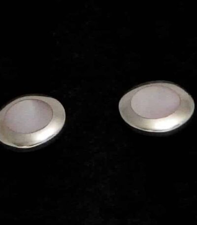 |Pink Mother Pearl Studs|