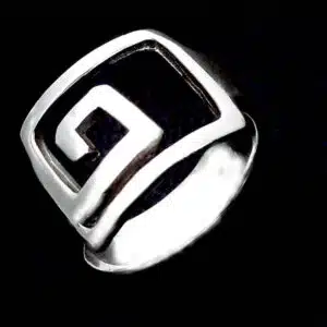 Sterling silver Spiral kiwiana Ring NZ