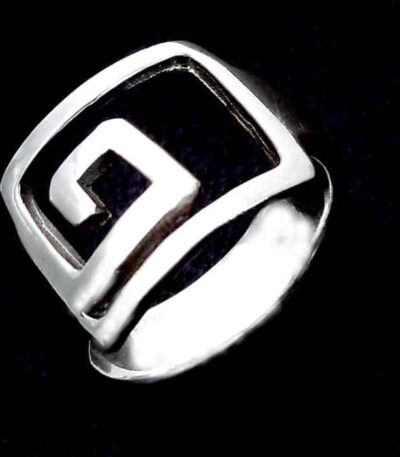 Sterling silver Spiral kiwiana Ring NZ