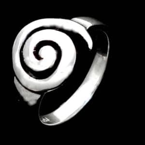 Sterling silver spiral ring NZ