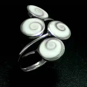 Sterling silver Shiva ring free size