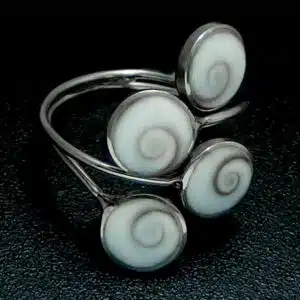 Sterling silver Shiva ring free size