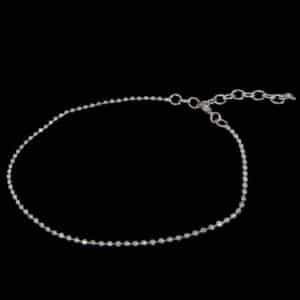 Silver chain bracelet