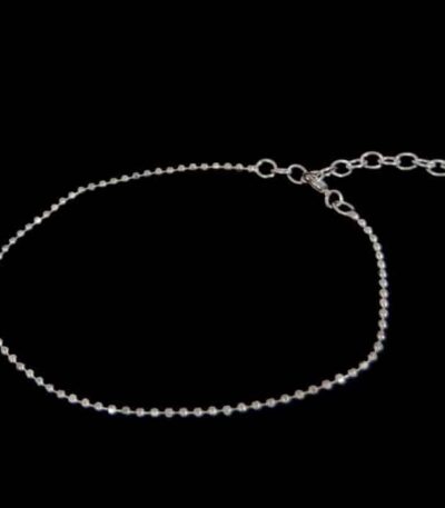 Silver chain bracelet