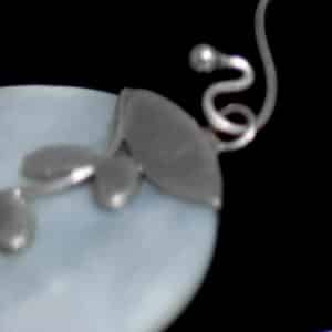 Round Disc Shell earrings