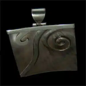 Handmade Silver Shell necklace